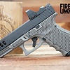 Glock 19 Gen3 9mm 4" Cerakote Bull Shark Grey Laser Stippled Pistol w/ Riton PRD