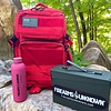 Tactical 45L Molle/Patch Red Backpack