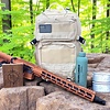 Tactical 45L Molle/Patch Beige Backpack