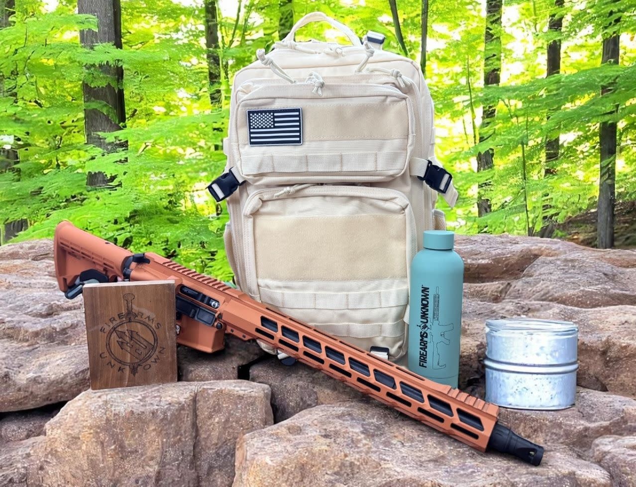 Tactical 45L Molle/Patch Beige Backpack
