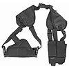 Bulldog Cases, Deluxe Pro Shoulder Holster, Fits Medium/Large Auto Handgun, Ambidextrous, Black