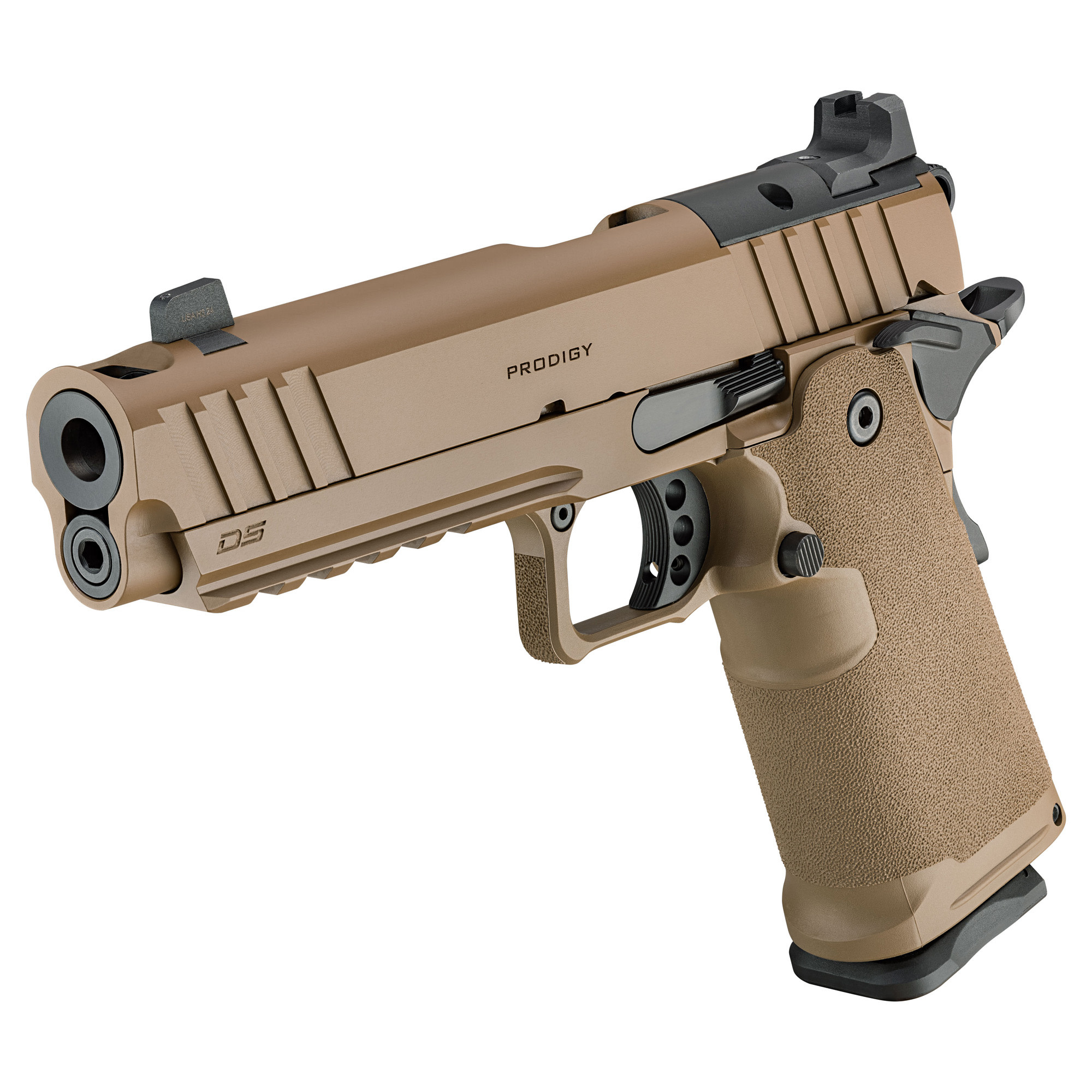 Springfield 1911 DS Prodigy Comp 9mm 5" Coyote Brown (1)17/(1)20RD Pistol