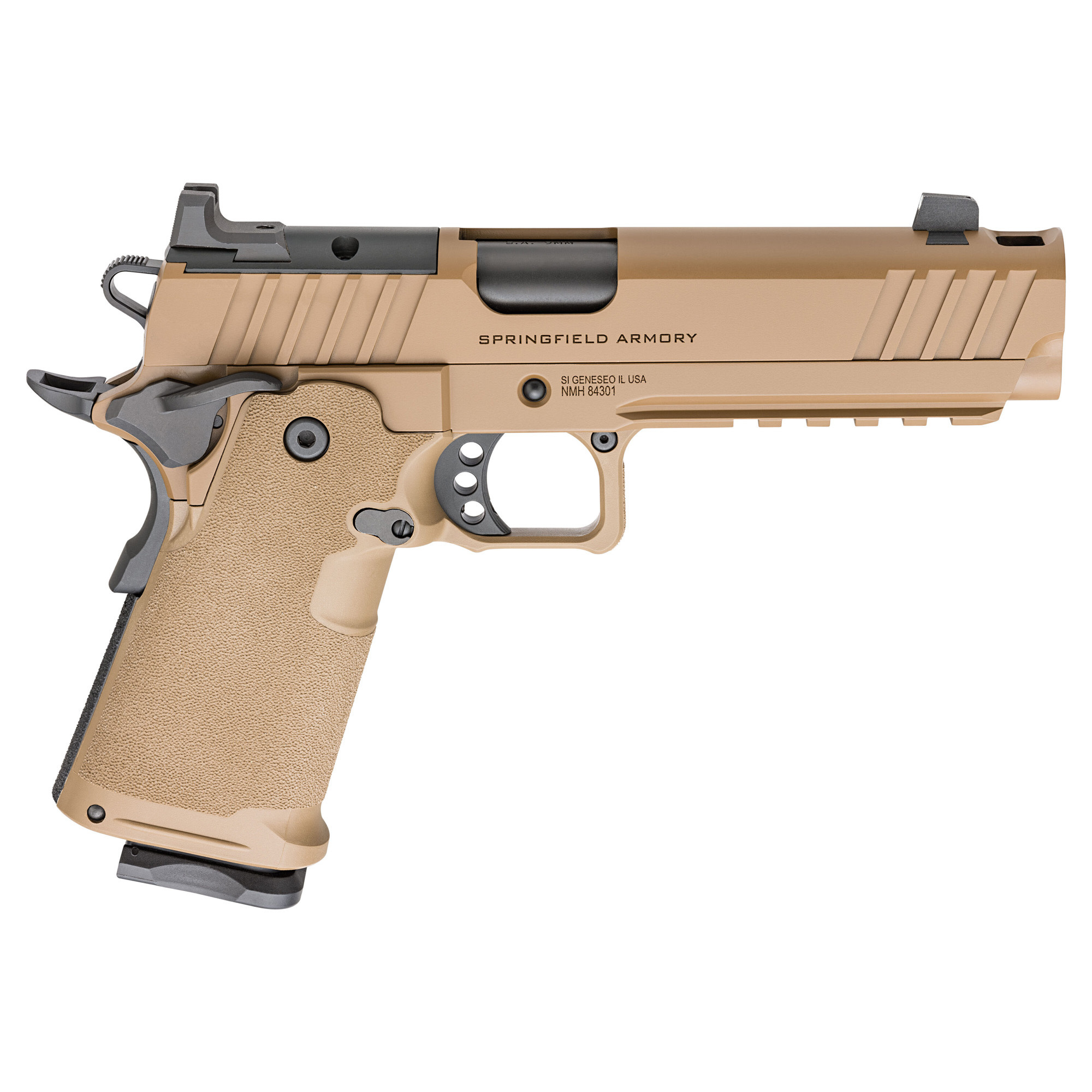 Springfield 1911 DS Prodigy Comp 9mm 5" Coyote Brown (1)17/(1)20RD Pistol
