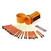 Storm Proof Match Container W/ 25 Matches Orange