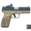Taurus G3 T.O.R.O. 9MM 4" (1)17/ (1)15RND Pistol_Cerakote Coyote Tan, w/ CT red dot