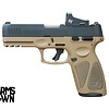 Taurus G3 T.O.R.O. 9MM 4" (1)17/ (1)15RND Pistol_Cerakote Coyote Tan, w/ CT red dot