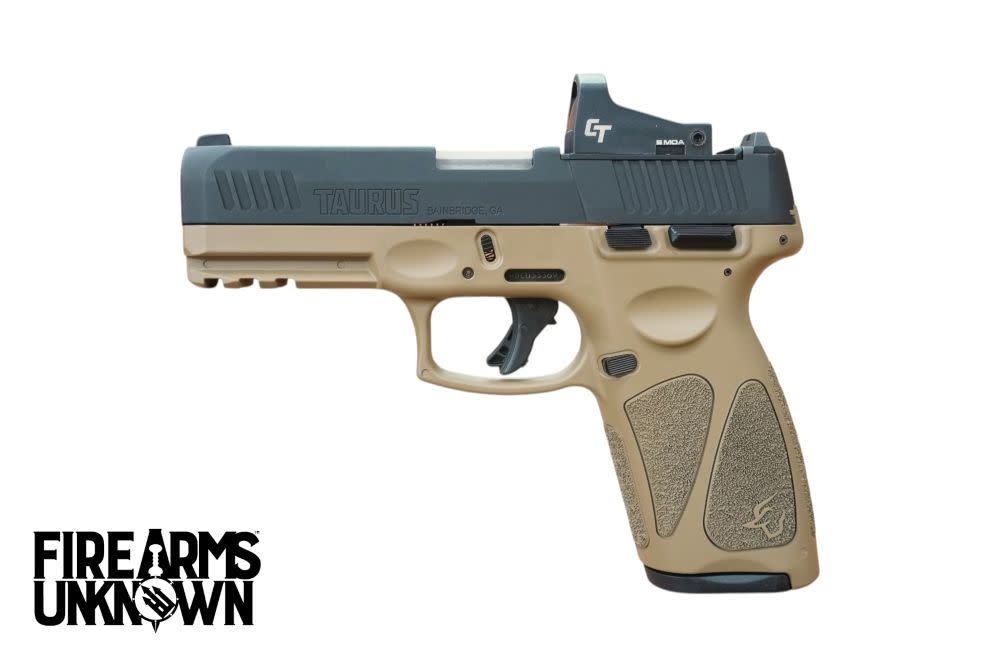 Taurus G3 T.O.R.O. 9MM 4" (1)17/ (1)15RND Pistol_Cerakote Coyote Tan, w/ CT red dot