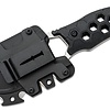 Camillus Comb 3.5" Satin Black Honeycomb Fixed Blade Knife 19489