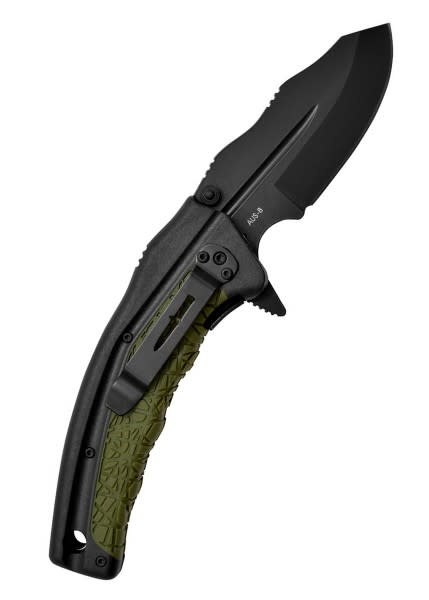 Camillus Chasse 3" Greeb/BLk Folding Knife 19285