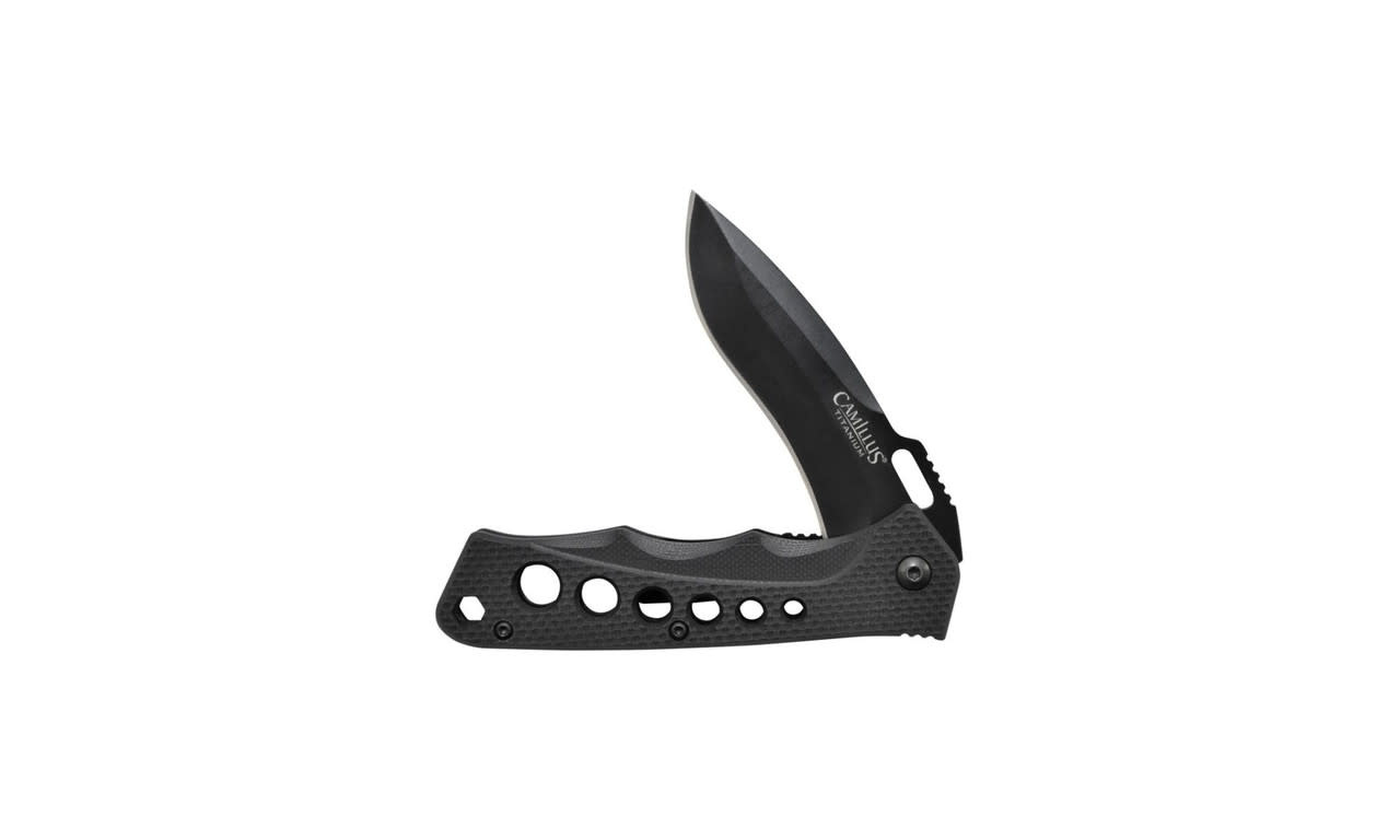 Camillus Rage 3" Black SS Folding Knife 19302