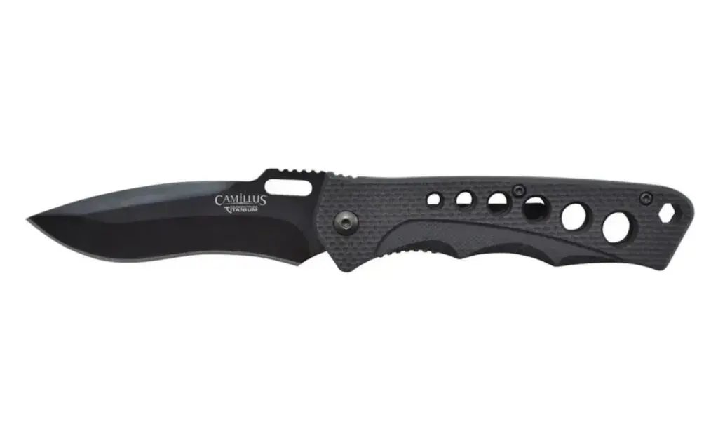 Camillus Rage 3" Black SS Folding Knife 19302
