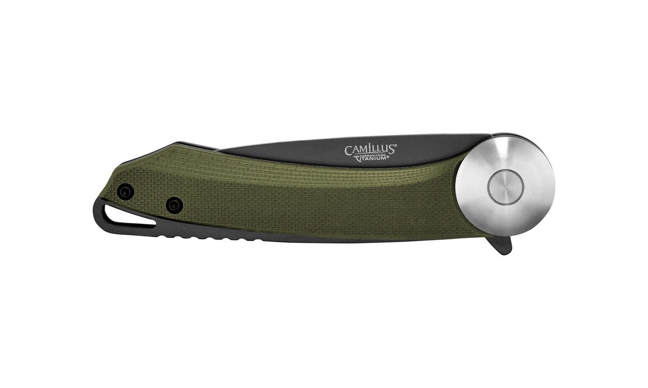Camillus Cirque 2.75" Green SS Folding Knife 19642