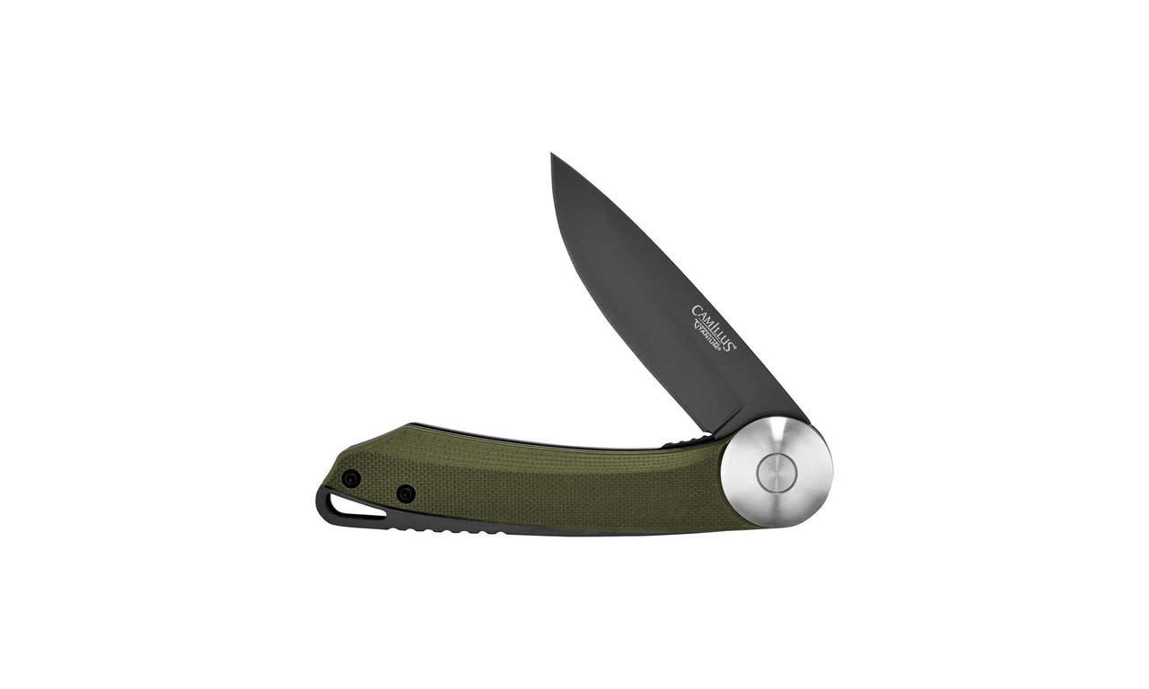 Camillus Cirque 2.75" Green SS Folding Knife 19642