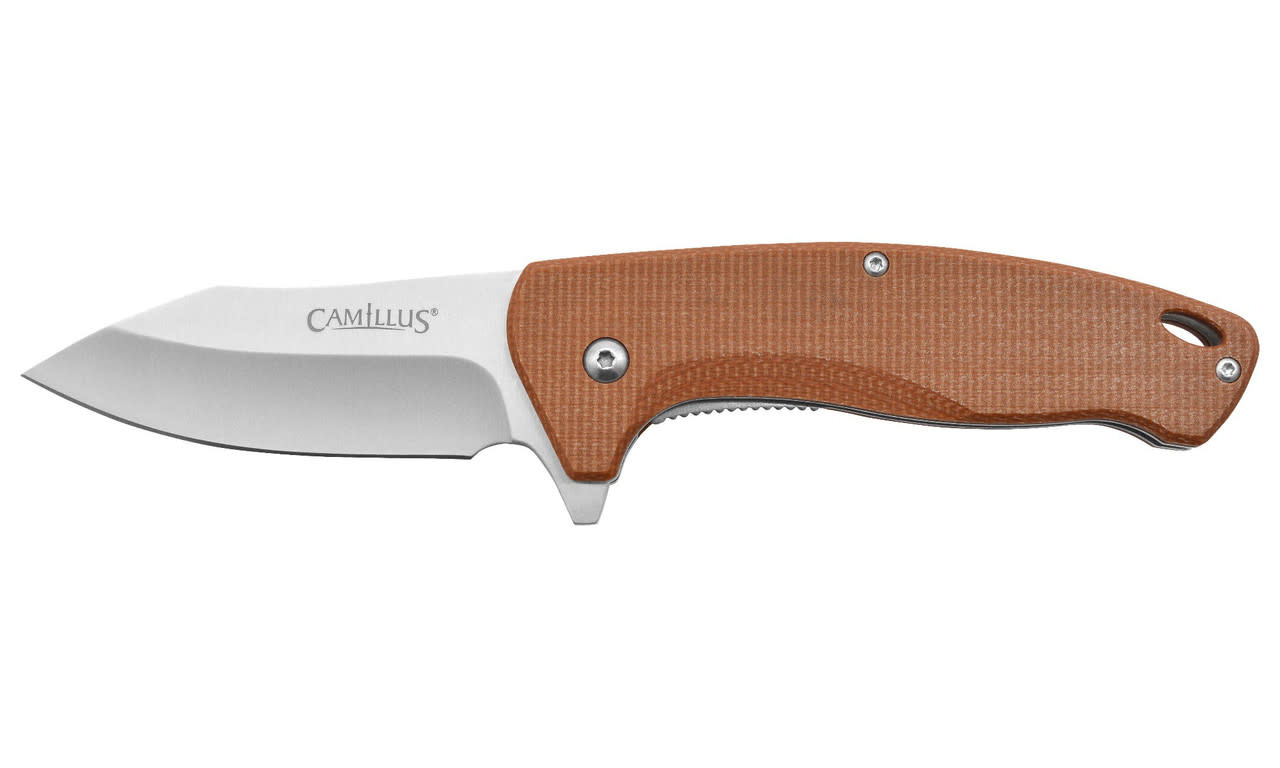 Camillus  Arvo 3" Tan Folding Knife 19479