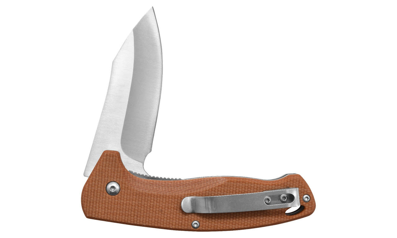 Camillus  Arvo 3" Tan Folding Knife 19479