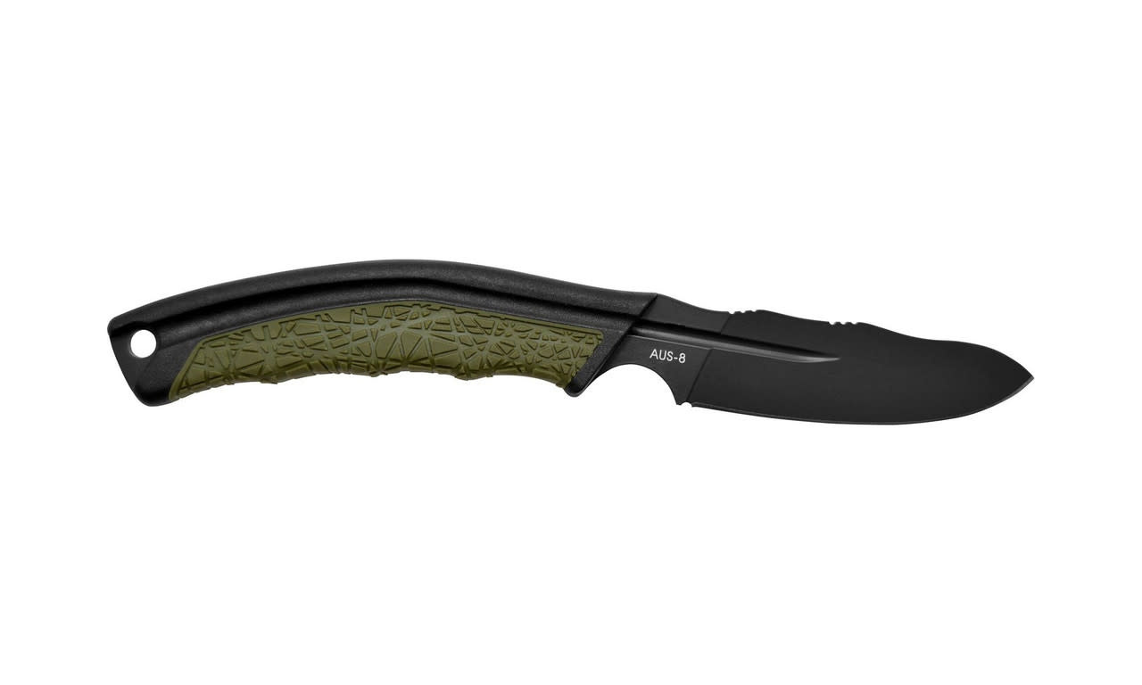 Camillus BT-8.5 3.5" Green/Black Fixed Blade Knife 19286