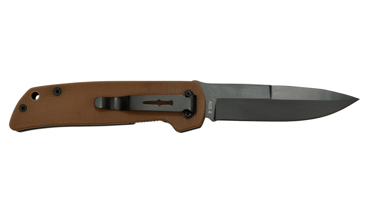 Camillus Cuda Mini 3" Coyote Brown Folding Knife 19635