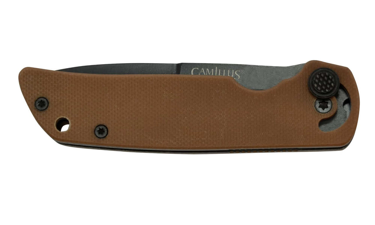 Camillus Cuda Mini 3" Coyote Brown Folding Knife 19635