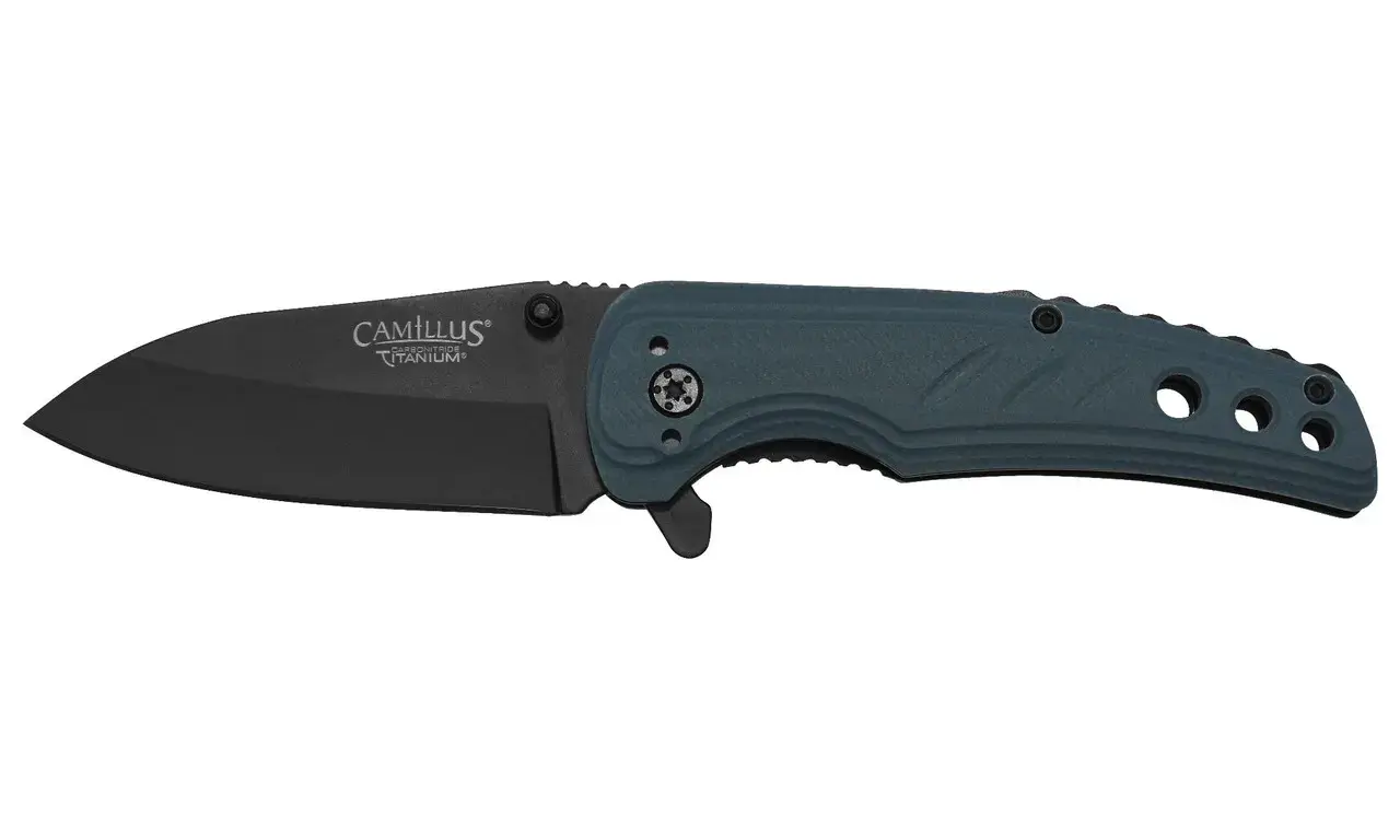 Camillus Impulse II 2.75" Blue/Black Folding Knife 19435