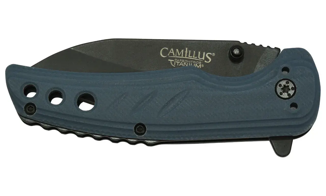 Camillus Impulse II 2.75" Blue/Black Folding Knife 19435