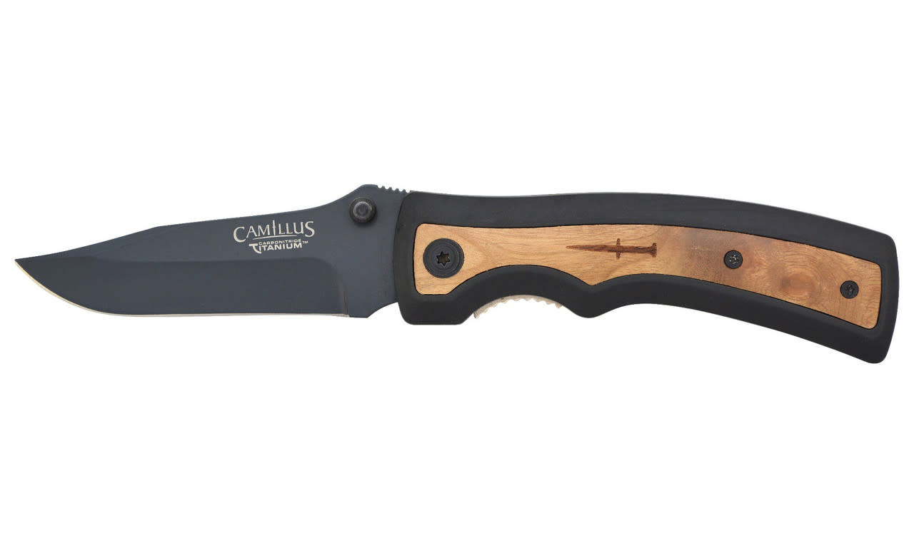Camillus Slick 3" Black/Brown Folding Knife 19076