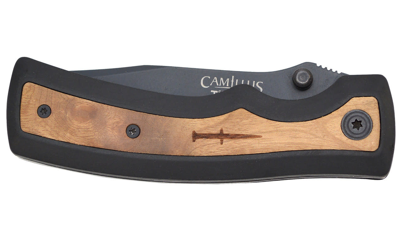 Camillus Slick 3" Black/Brown Folding Knife 19076
