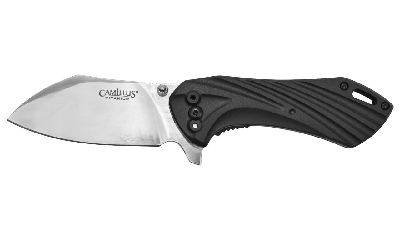 Camillus Chunk 3" Black Folding Knife 19599