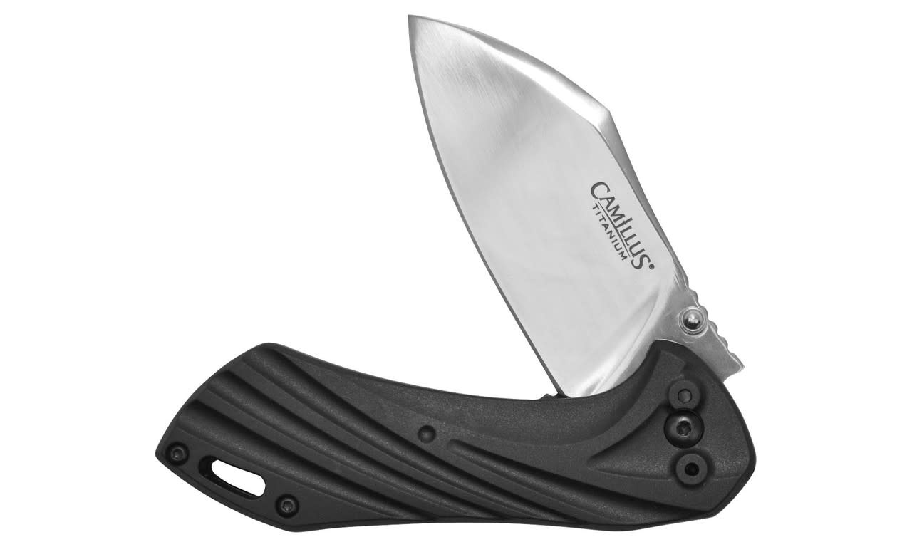 Camillus Chunk 3" Black Folding Knife 19599