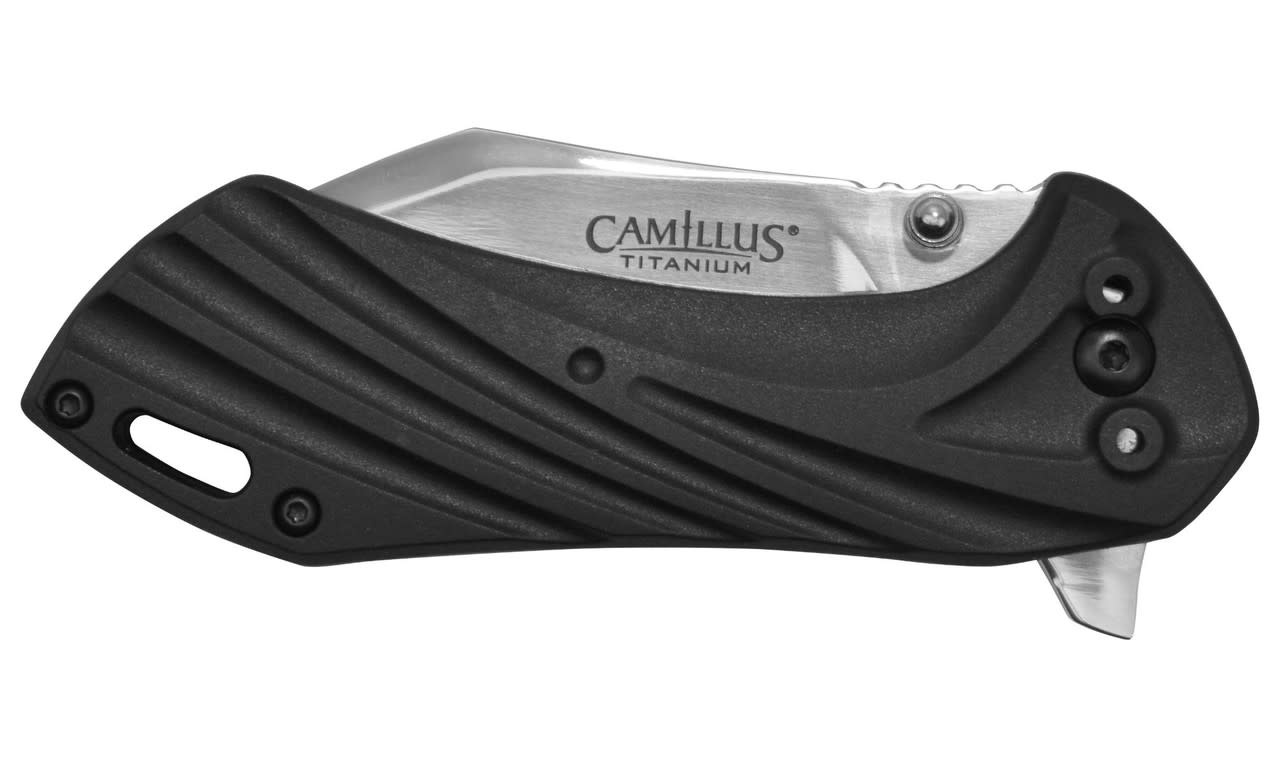 Camillus Chunk 3" Black Folding Knife 19599