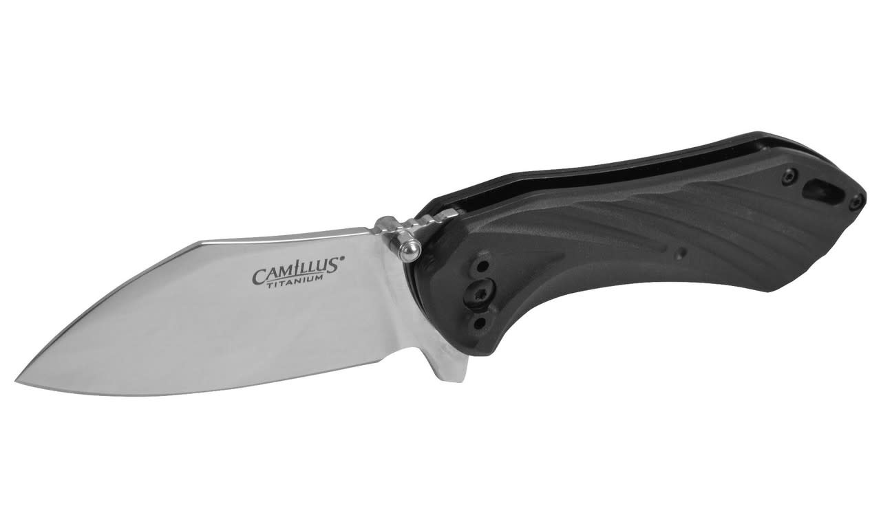 Camillus Chunk 3" Black Folding Knife 19599