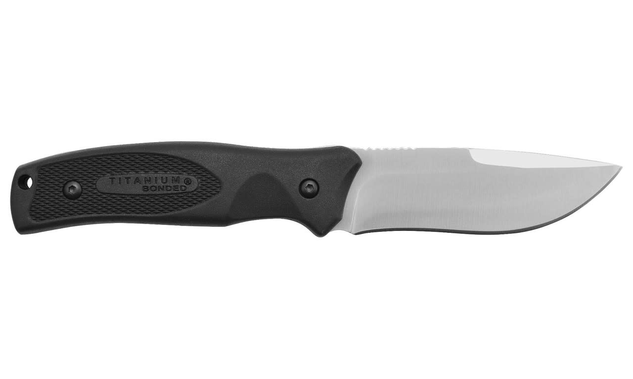 Western Black River 3.75" Black SS Fixed Blade Knife 19232