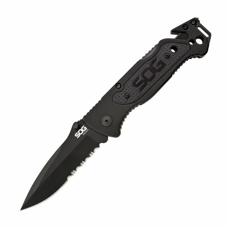 SOG Escape 3.4" Black Folding Knife