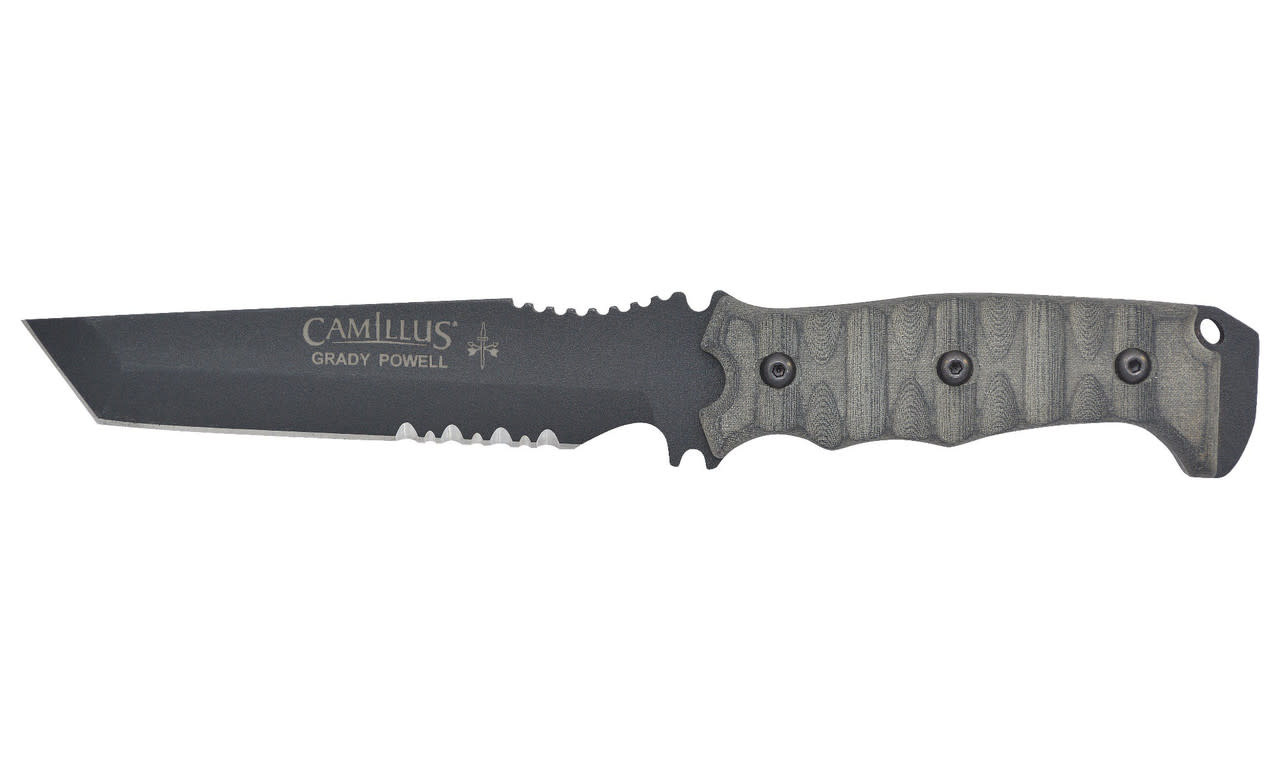 Camillus Dagr 4.7" Serrated Fixed Blade Knife 19239