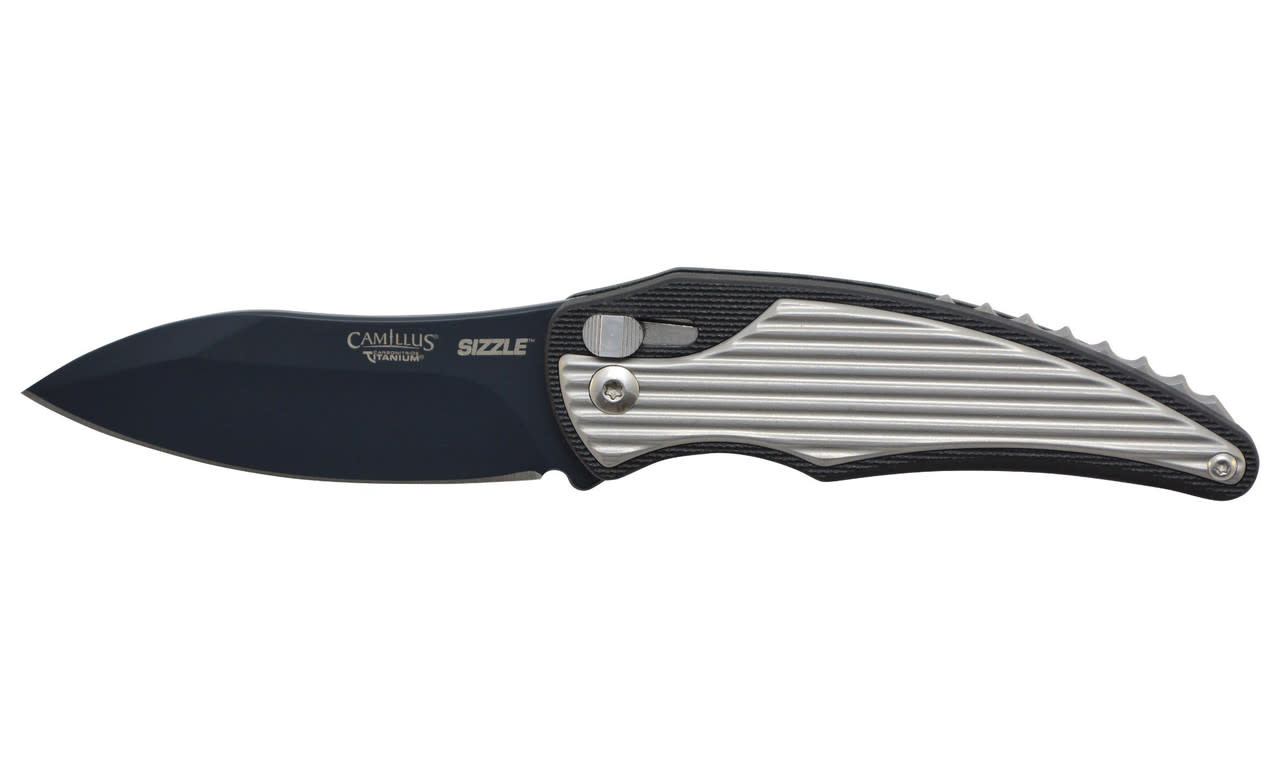 Camillus Sizzle 2.75" Black/SS Folding Knife 19170