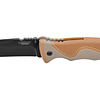 Camillus Inflame 3.25" Beige / Brown SS Folding Knife 19473