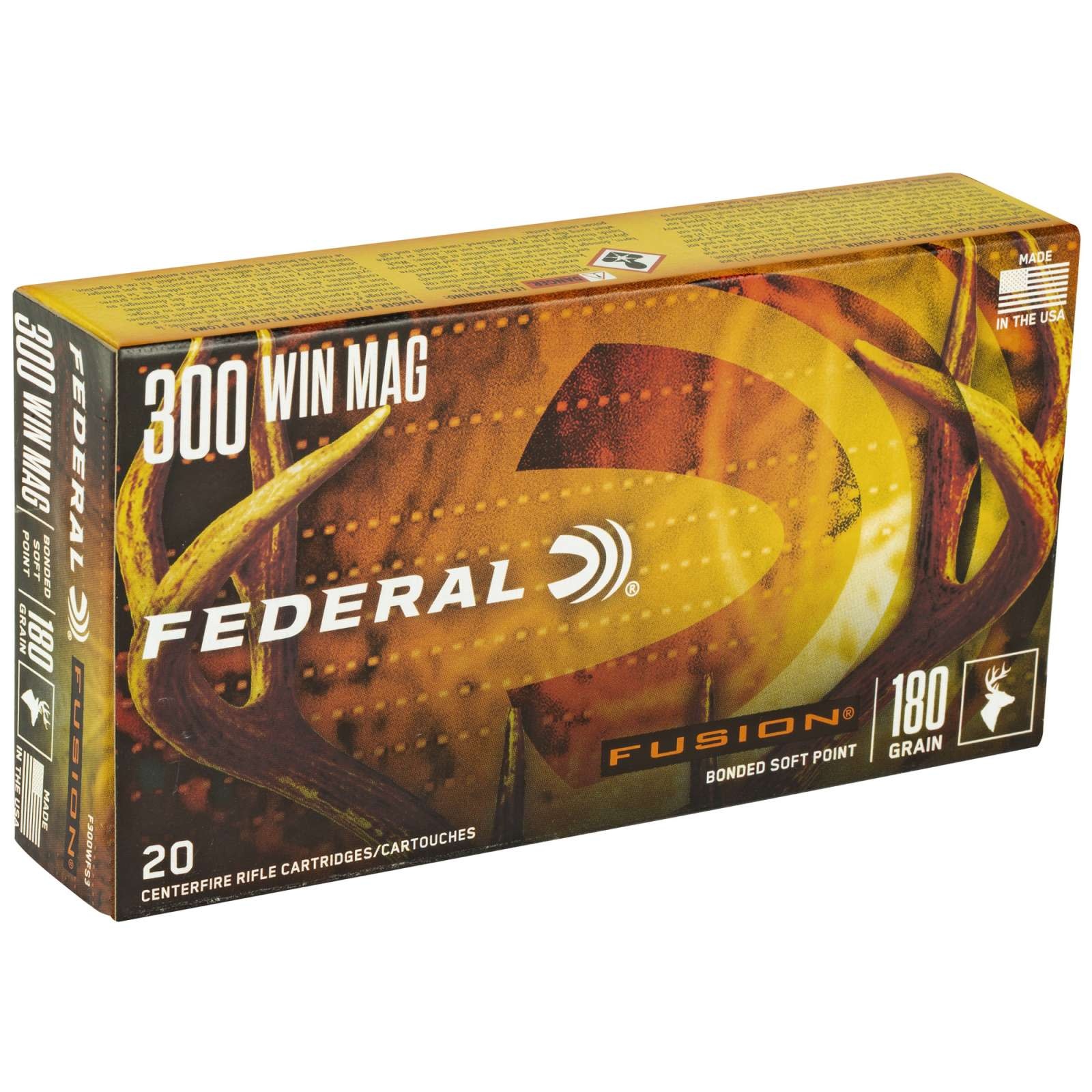 Federal Fusion 300 Win Mag 180gr 20RD Box