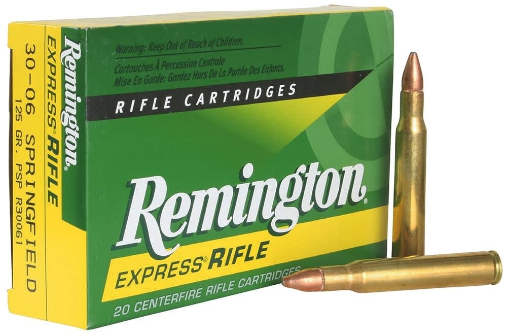 Remington Core-Lokt 30-06 Springfield Jacketed Soft Point 125gr 20 Round Box