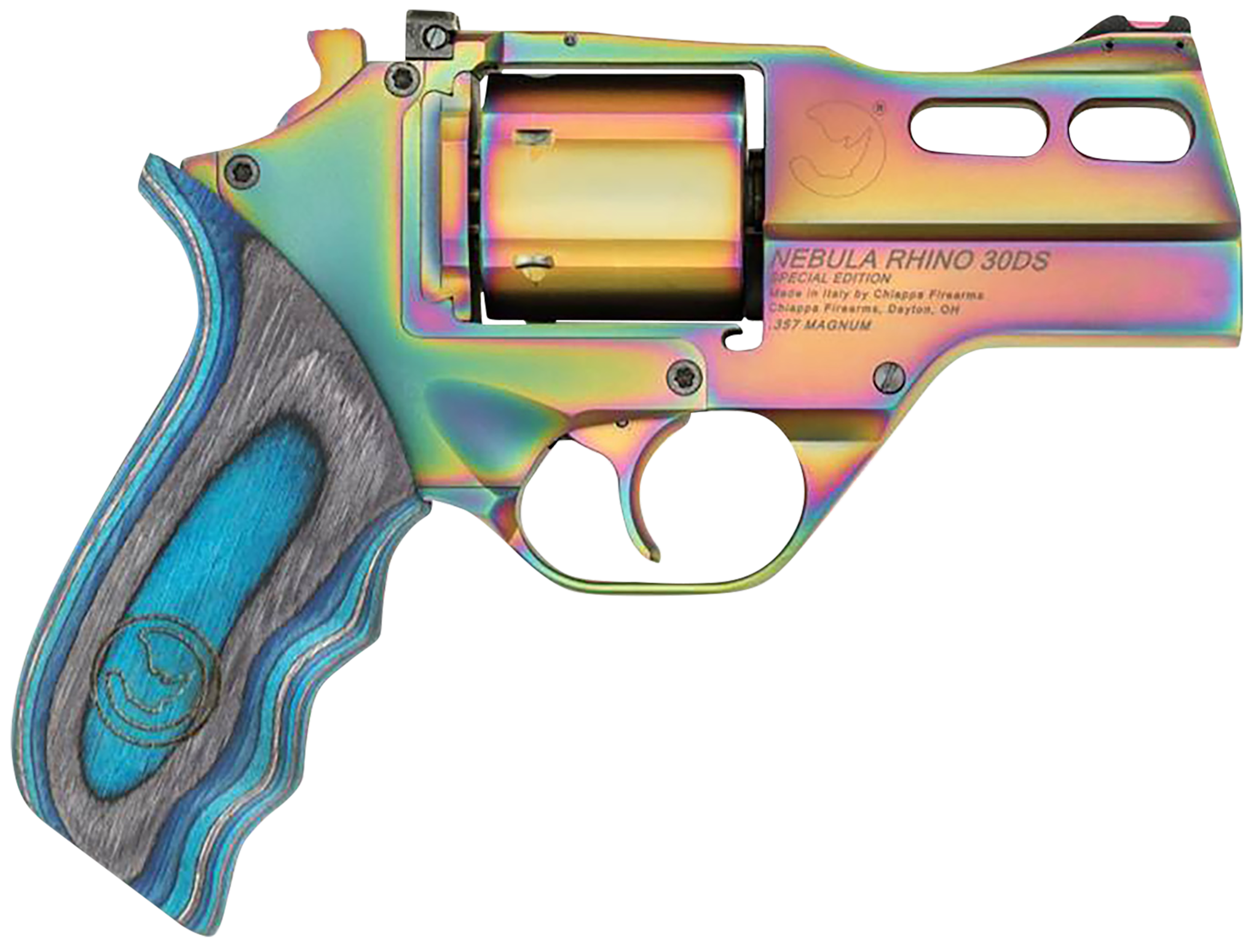 Chiappa Rhino 30DS Nebula 357 Mag 3" Rainbow 6RD Revolver