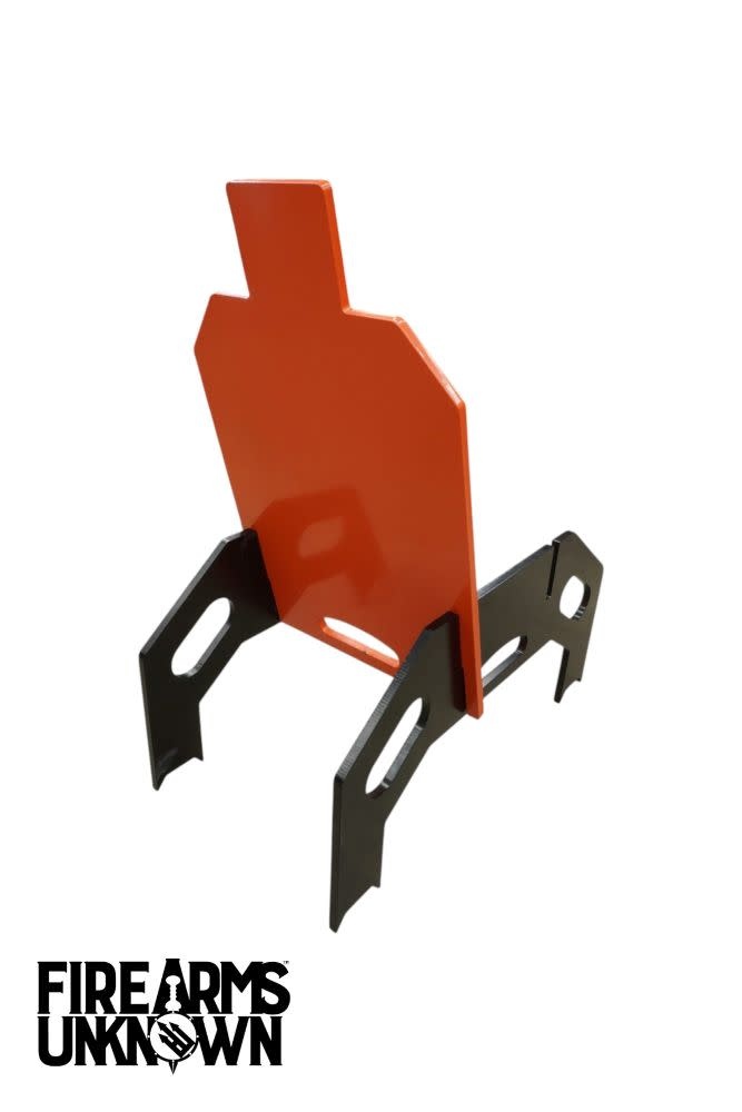 AR500 "Gravity Target"  3-piece Silhouette with 2-piece Stand