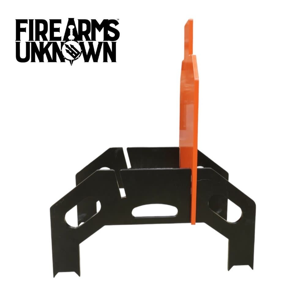 AR500 "Gravity Target"  3-piece Silhouette with 2-piece Stand