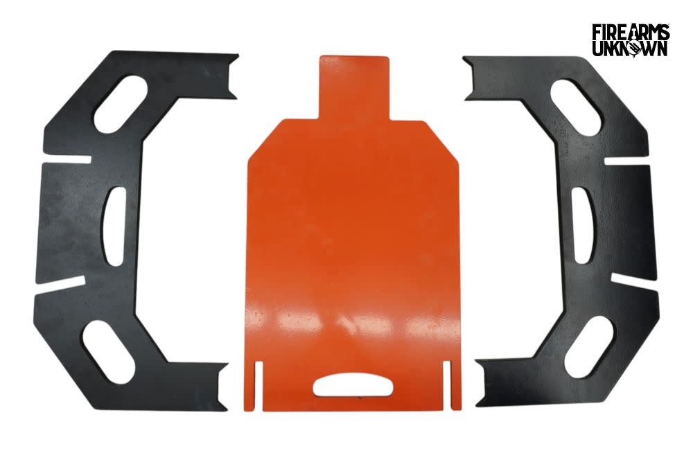 AR500 "Gravity Target"  3-piece Silhouette with 2-piece Stand