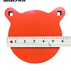 AR500 Steel Target 6" Gong, 3/8" Thick