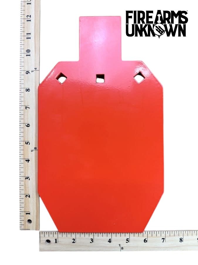 AR500 Steel Silhouette Shooting Target 7" x 12", 1/2" Thick