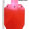 AR500 Steel Silhouette Shooting Target 20" x 12",  1/2" Thick