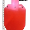 AR500 Steel Shooting Target 20" x 12" x 3/8" Silhouette (Plate Only)