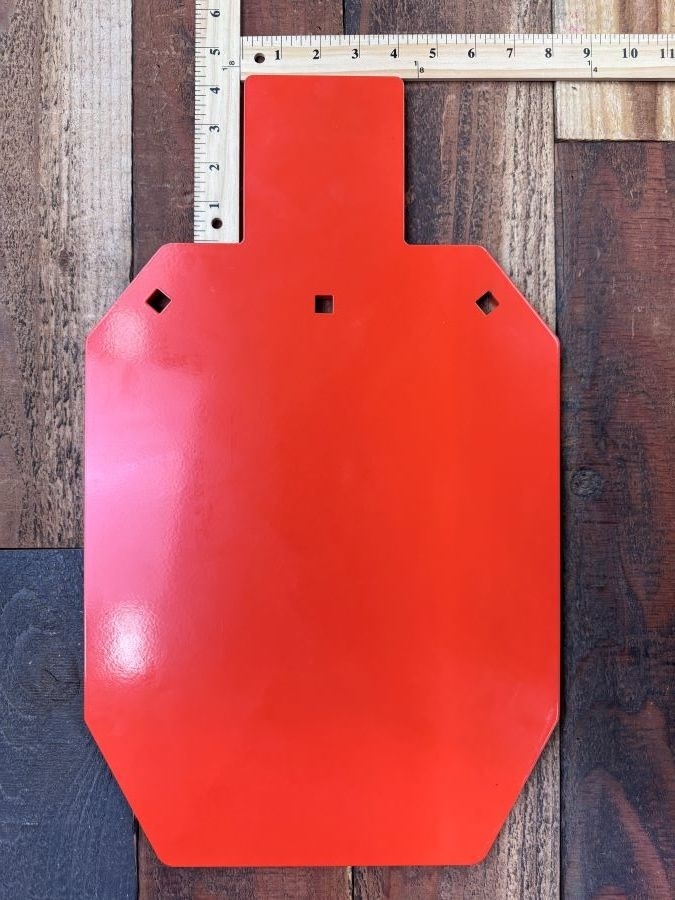 AR500 Steel Shooting Target 20" x 12" x 3/8" Silhouette (Plate Only)