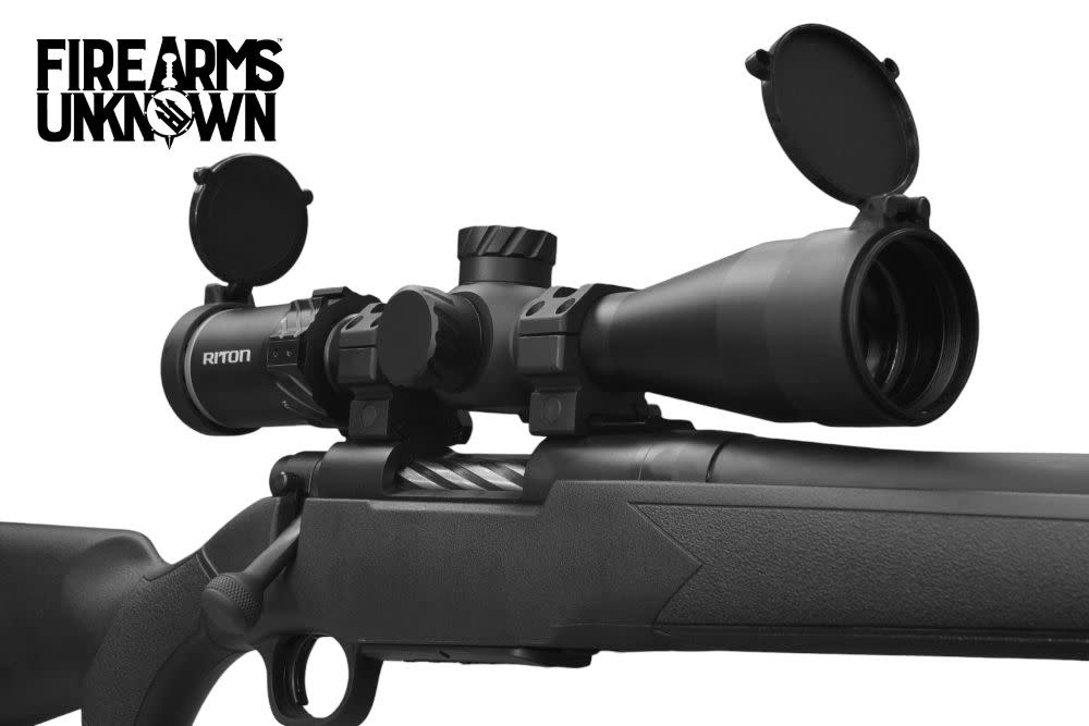 Mossberg Patriot 6.5 CREEDMOOR  22" Black 4RD Rifle w/ Riton 3 Primal 4-16x44mm Scope