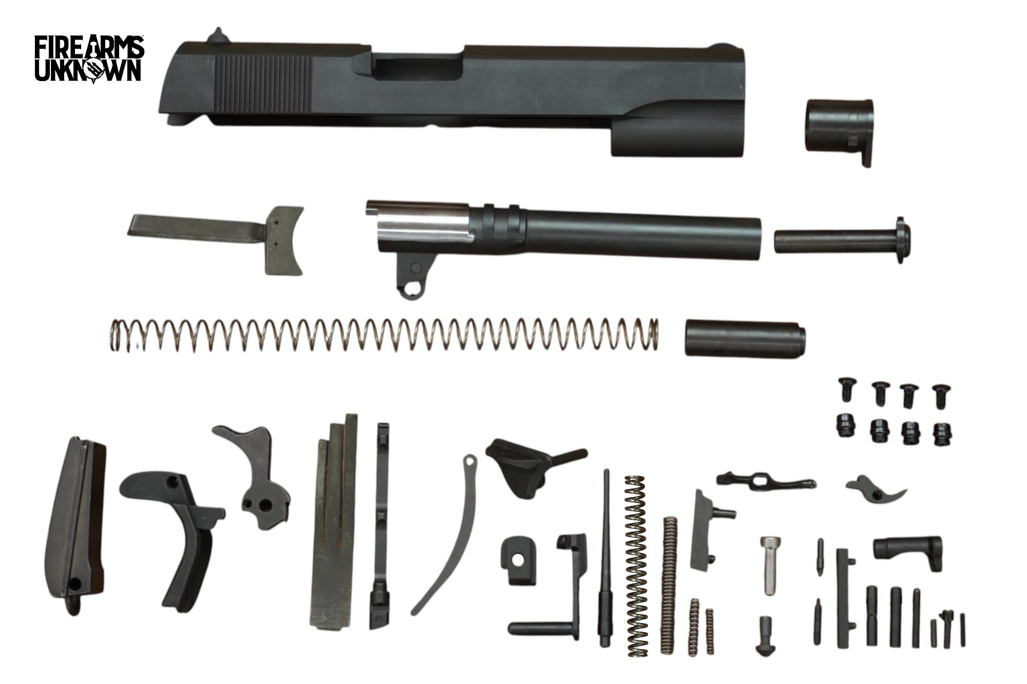 1911 .45 Cal Builders Kit All Parts Less Frame Includes New Slide