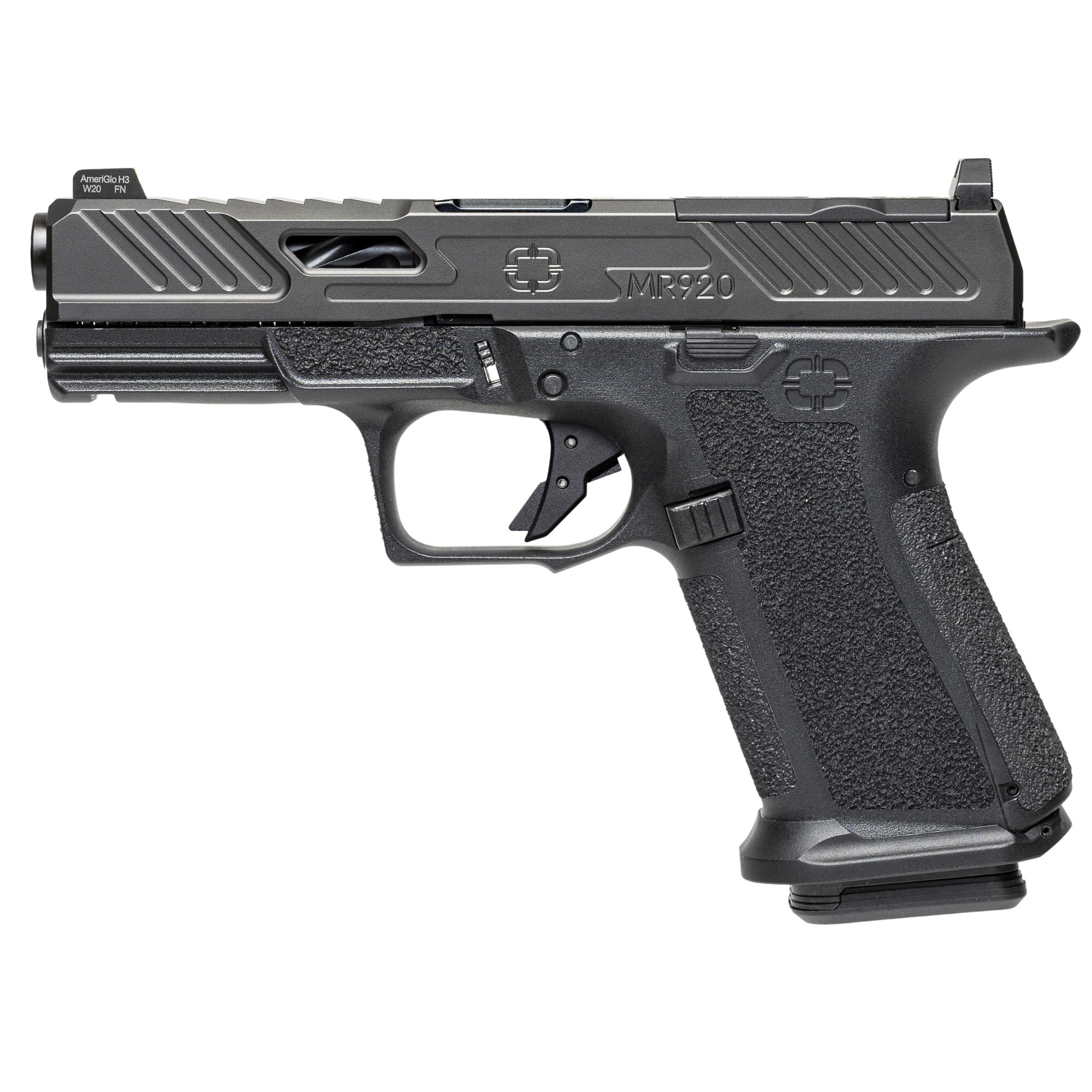 Shadow Systems, MR920 Elite, 9MM, 4" OR Black, (2) 10RD Pistol (CA COMP)