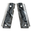 Hogue, 1911 Govt Model, Ambi Cut, Black-Pearlized Polymer Grip